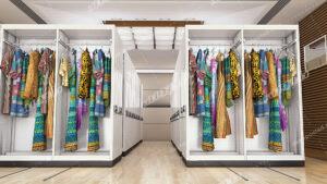 سيستم نگهداري لباس و اشياء موزه ای Museum clothing and objects storage system