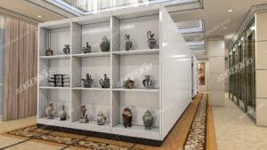 سيستم نگهداري لباس و اشياء موزه ای Museum clothing and objects storage system