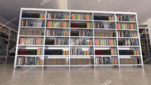 قفسه ثابت کتابخانه