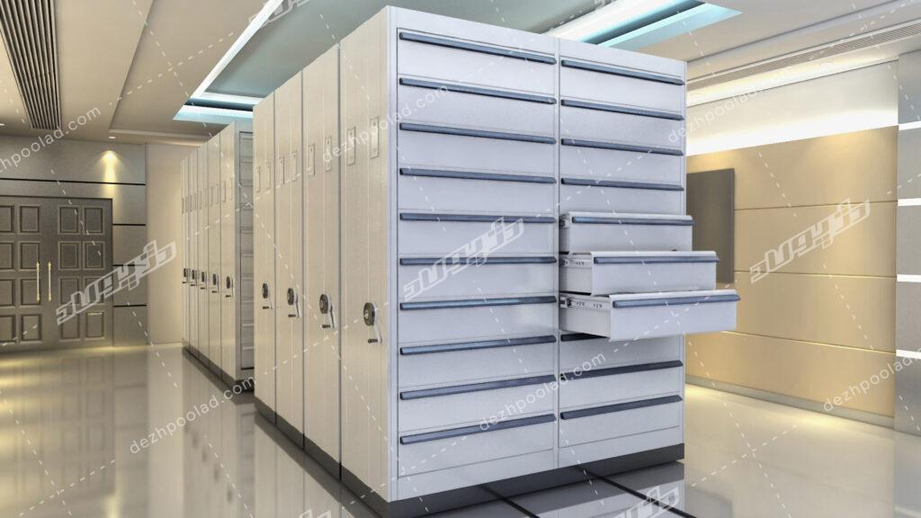 بررسی ابعاد در قفسه بایگانی ریلی بررسی ابعاد در قفسه بایگانی ریلی