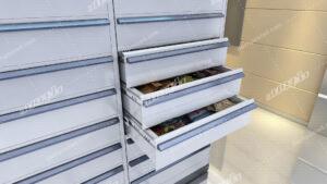 سیستم قفسه بندی متحرک اداری کشو فایل Office mobile shelving system file drawer