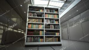 سیستم قفسه بندی متحرک اداری مکانیکی ام دی اف Office mobile shelving system mechanical mdf