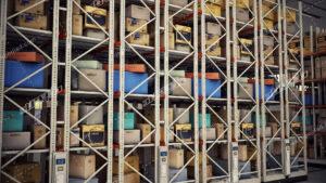 سیستم قفسه بندی متحرک انبار سنگین Warehouse mobile shelving system heavy