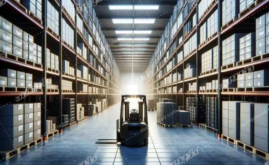 انبار و تردد ماشین