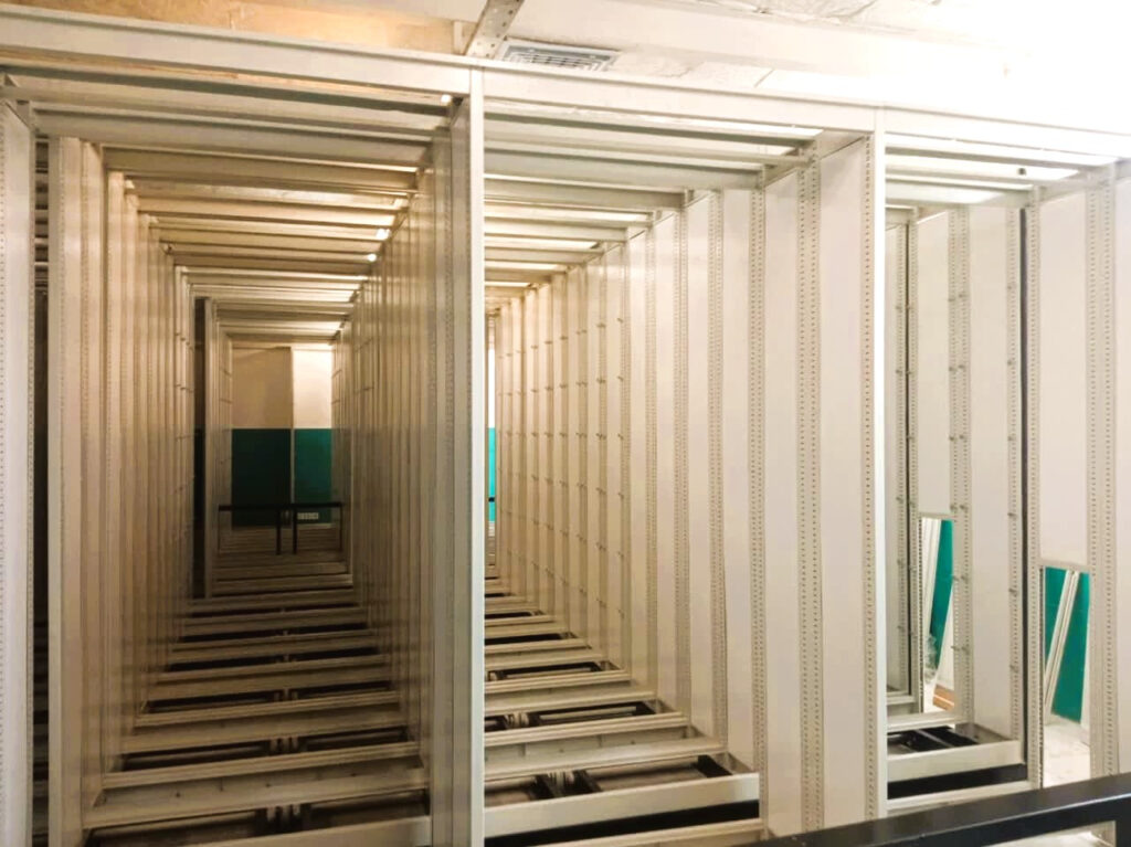 Rail Archive Cabinets of Akbar Children’s Specialized Hospital in Mashhad Rail Archive Cabinets of Akbar Children’s Specialized Hospital in Mashhad